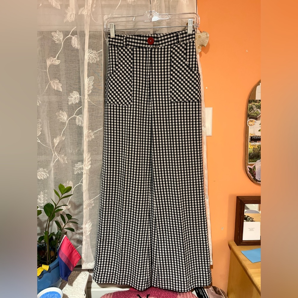 Vintage High Waisted Flared Pants